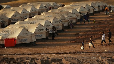 Displacement camps such as this one in Khazair will be closed. Getty Images